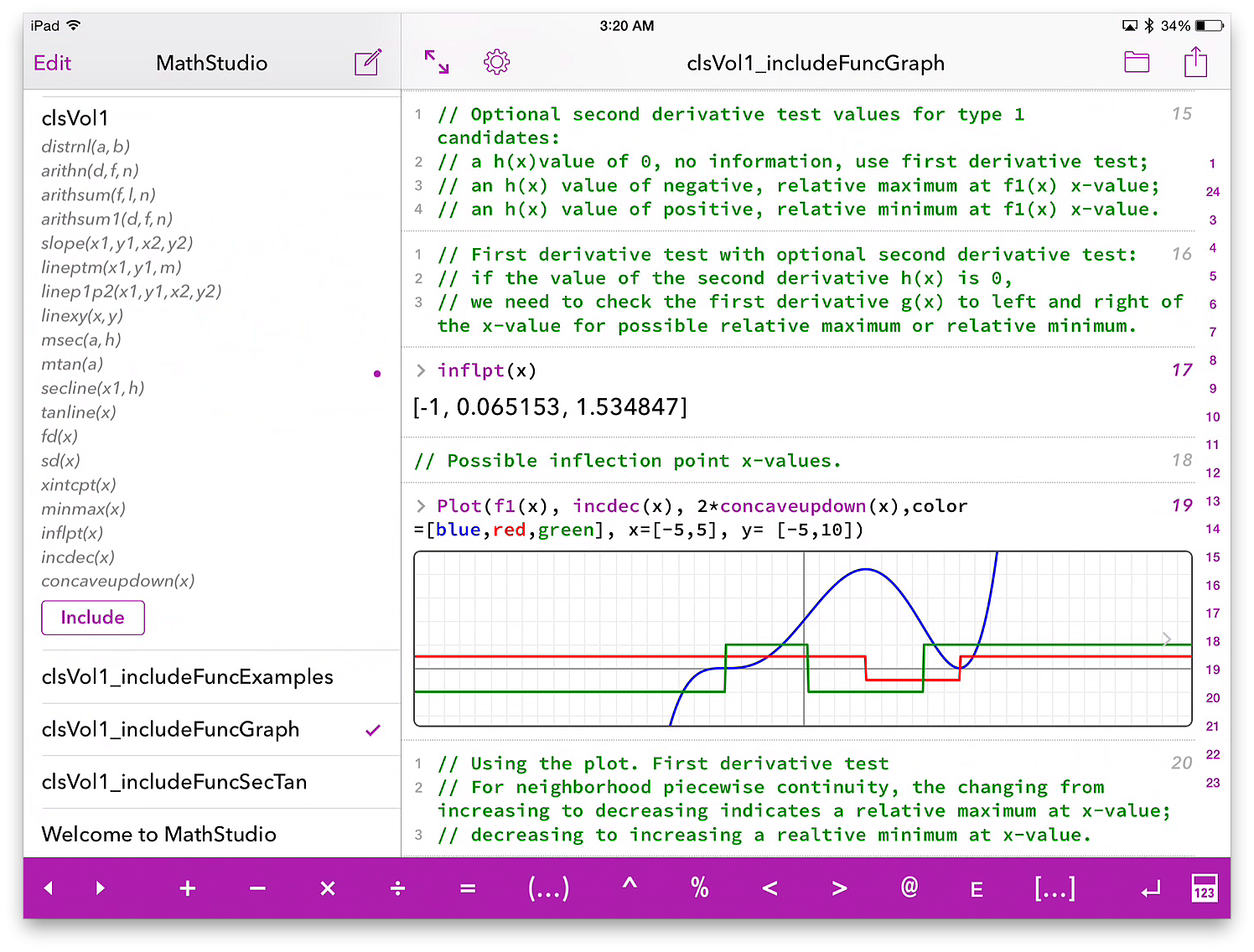 tutorial mathstudio